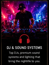 DJ and sound system