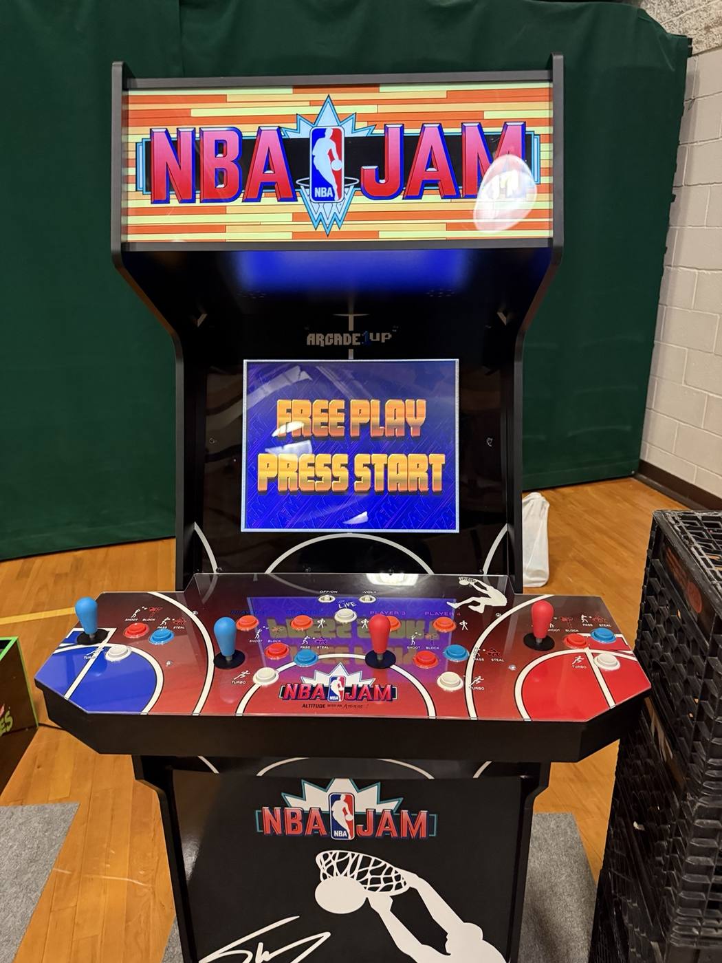 NBA Jam arcade cabinet