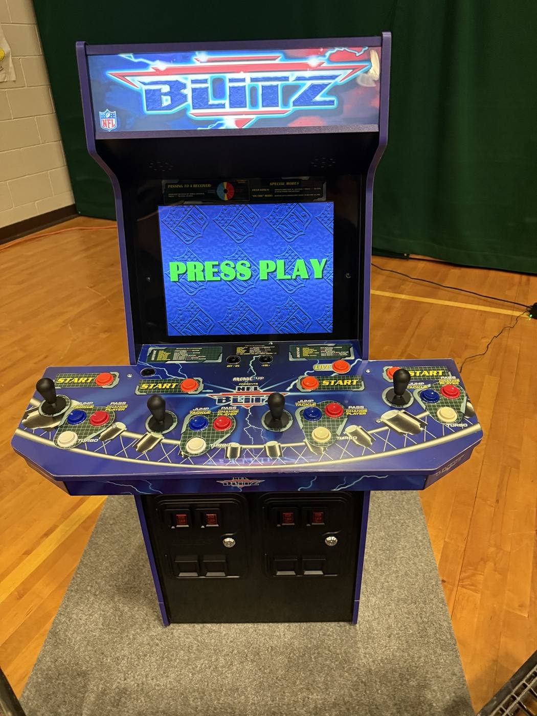 NFL Blitz arcade cabinet