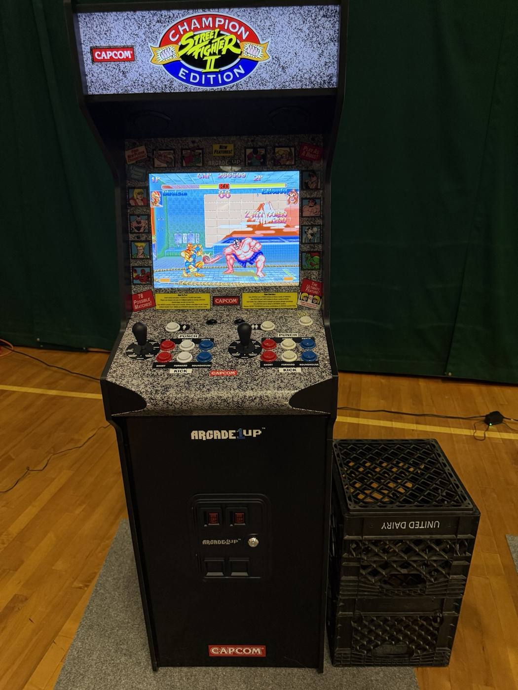 Street Fighter arcade cabinet